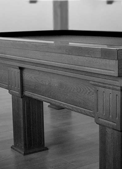 Billiard tables - high quality massive wood processed to the last detail.